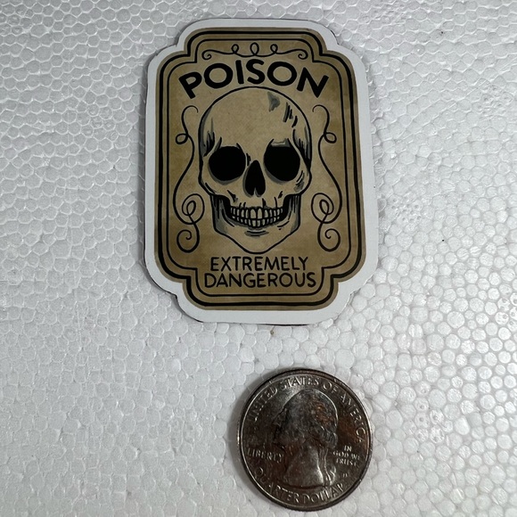 Poison Dark Witchy Occult Magick Spell Witchcraft Goth Single Decor MAGNET - Picture 3 of 4